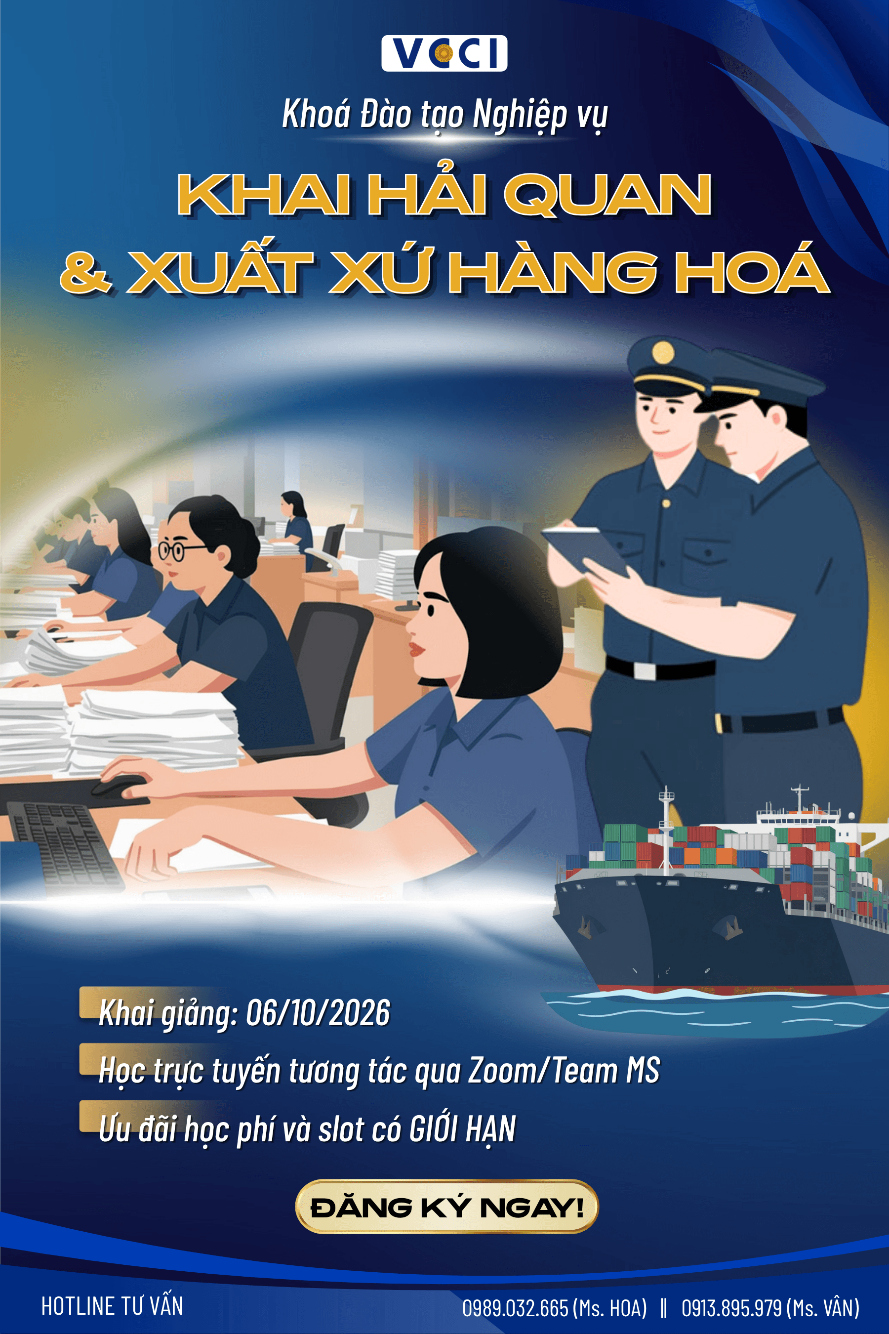 Nghiệp vụ khai hải quan & xuất xứ hàng hóa 2026