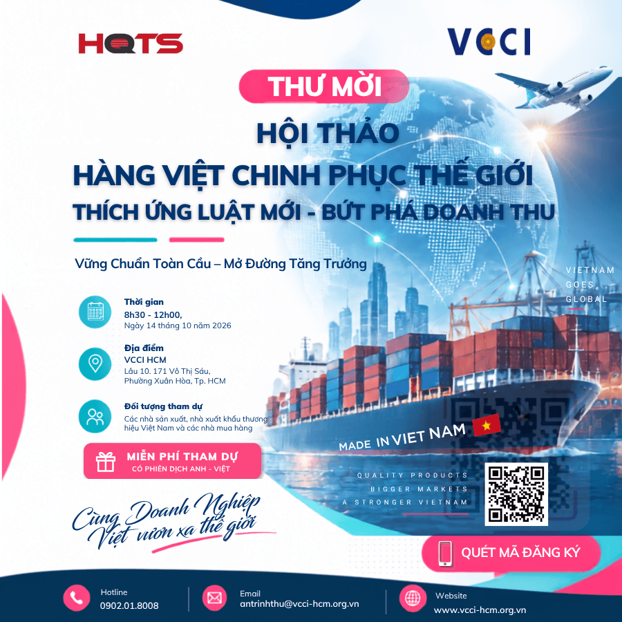 Hội thảo: Hàng Việt chinh phục Thế giới - Thích ứng luật mới - Bứt phá doanh thu