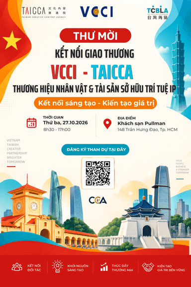 Kết nối giao thương VCCI - TAICCA: thương hiệu nhân vật & tài sản sở hữu trí tuệ IP