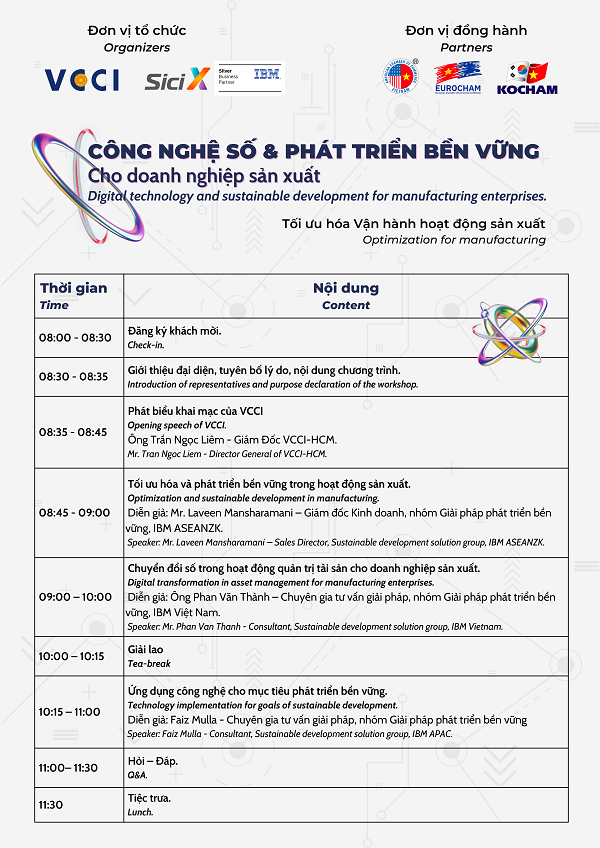 Công nghệ số & Phát triển bền vững cho doanh nghiệp sản xuất - Tối ưu hóa Vận hành hoạt động sản xuất