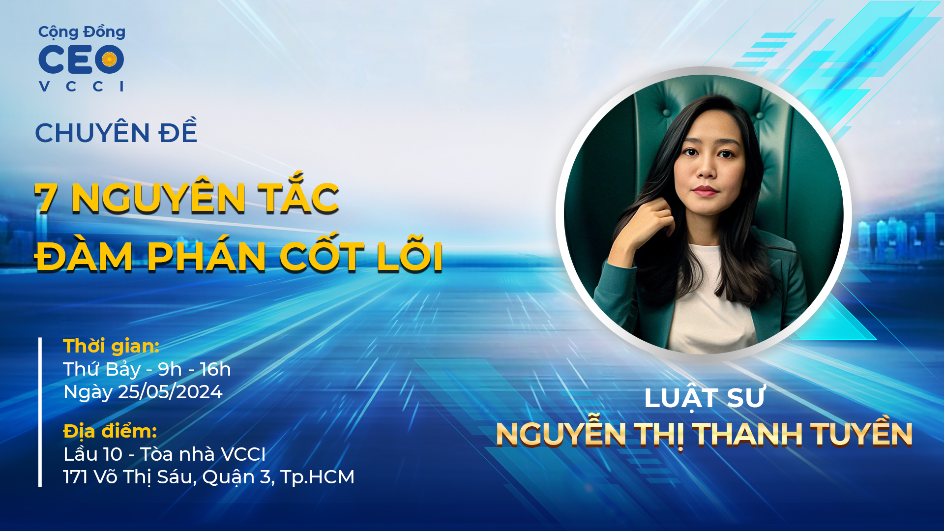 Khóa tập huấn 07 Nguyên tắc đàm phán cốt lõi