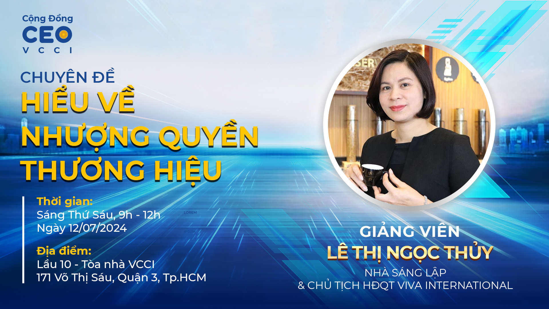 Khóa đào tạo Hiểu về nhượng quyền thương hiệu | 12.07.2024