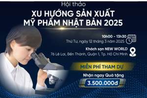 xu hướng sản xuất & kinh doanh mỹ phẩm theo công nghệ nhật bản 2025