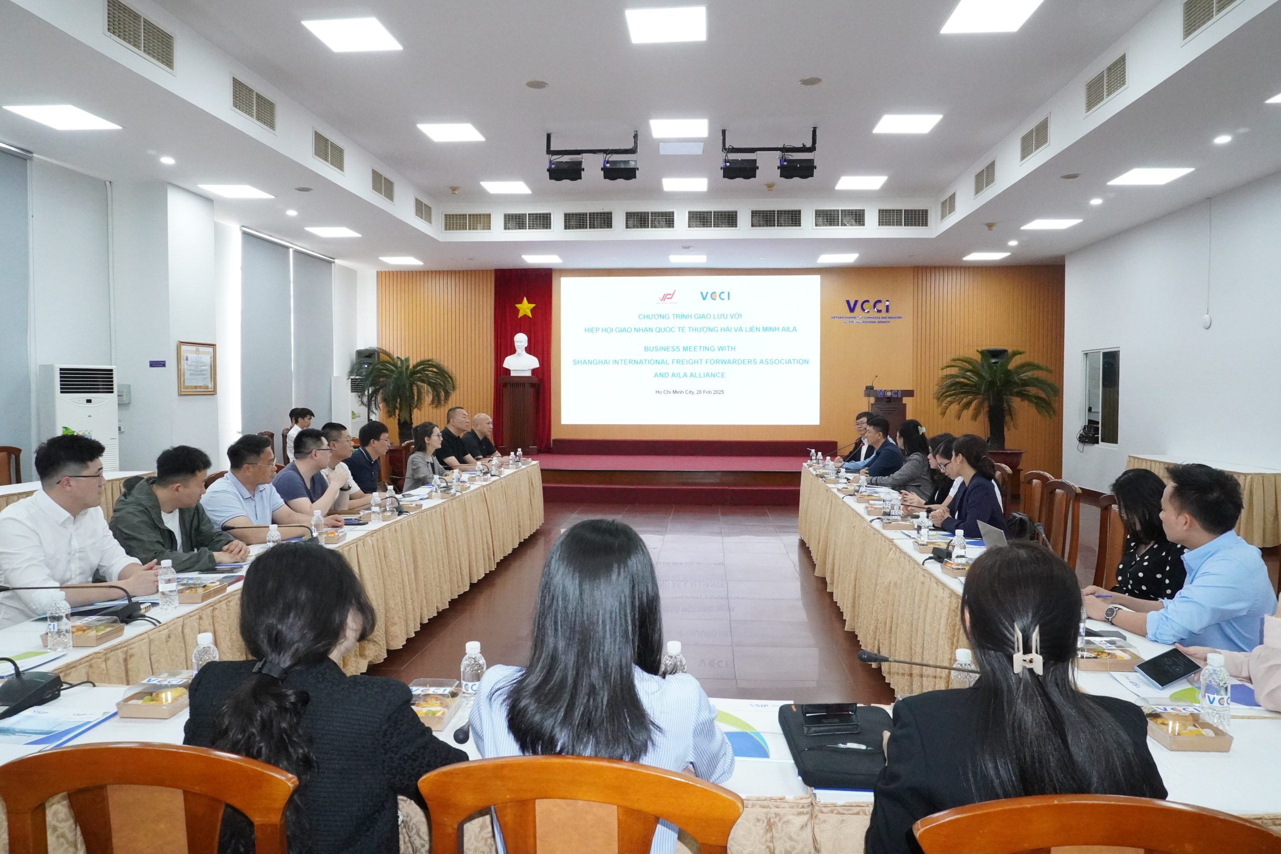 VCCI-HCM kết nối các nhà đầu tư nước ngoài với doanh nghiệp Việt Nam: Đoàn Hiệp Hội Giao Nhận Quốc Tế Thượng Hải
