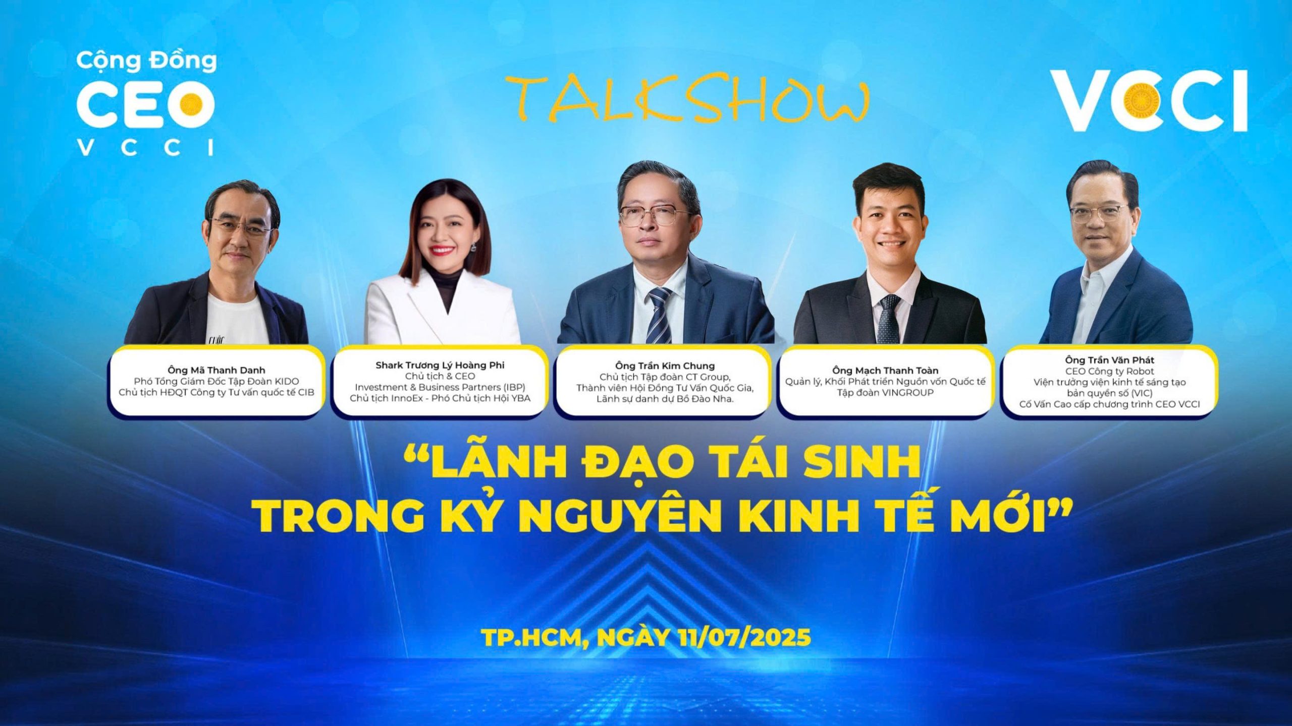 VCCI-HCM CHUẨN BỊ KHAI GIẢNG CHƯƠNG TRÌNH HỌC BỔNG ĐÀO TẠO CEO 4.0 – TRONG KỶ NGUYÊN AI - NIÊN KHÓA 2025 DÀNH CHO HỘI VIÊN