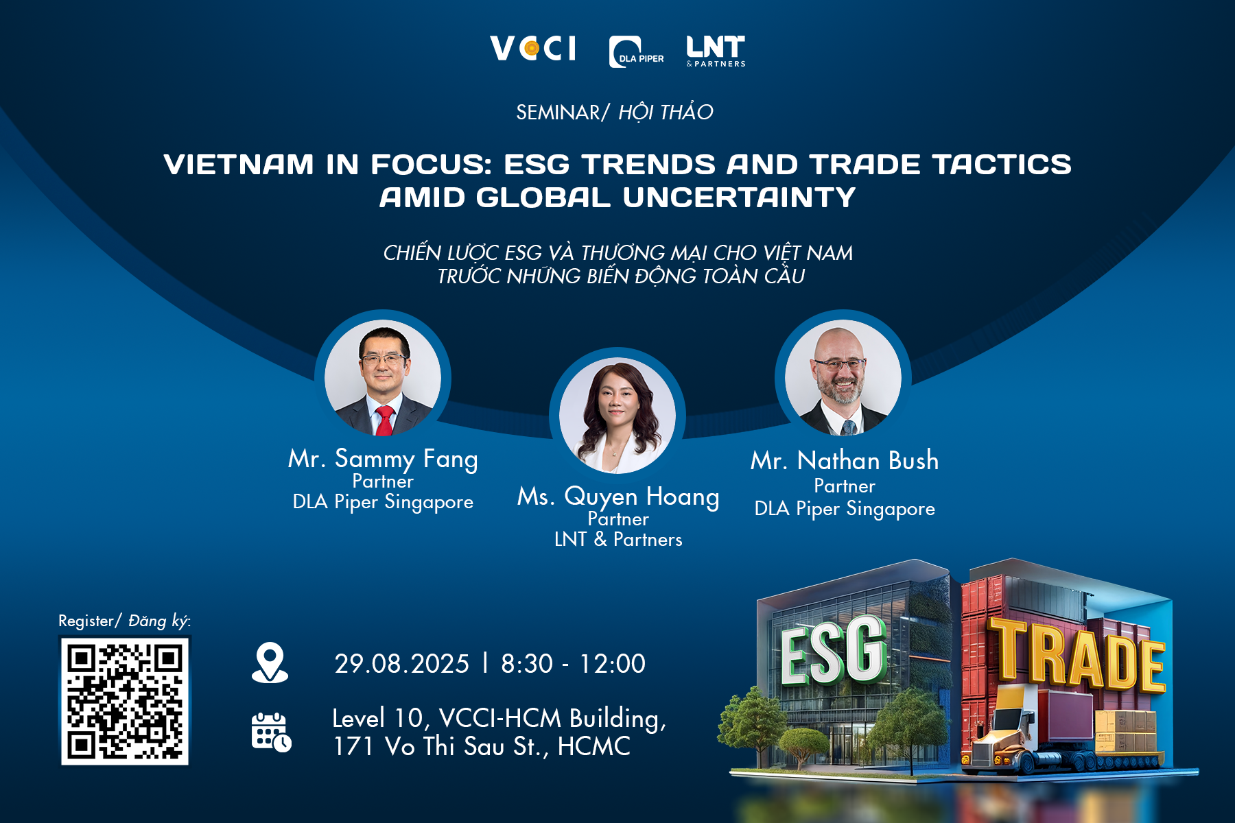 Hội thảo: Chiến lược ESG và thương mại cho Việt Nam trước những biến động toàn cầu