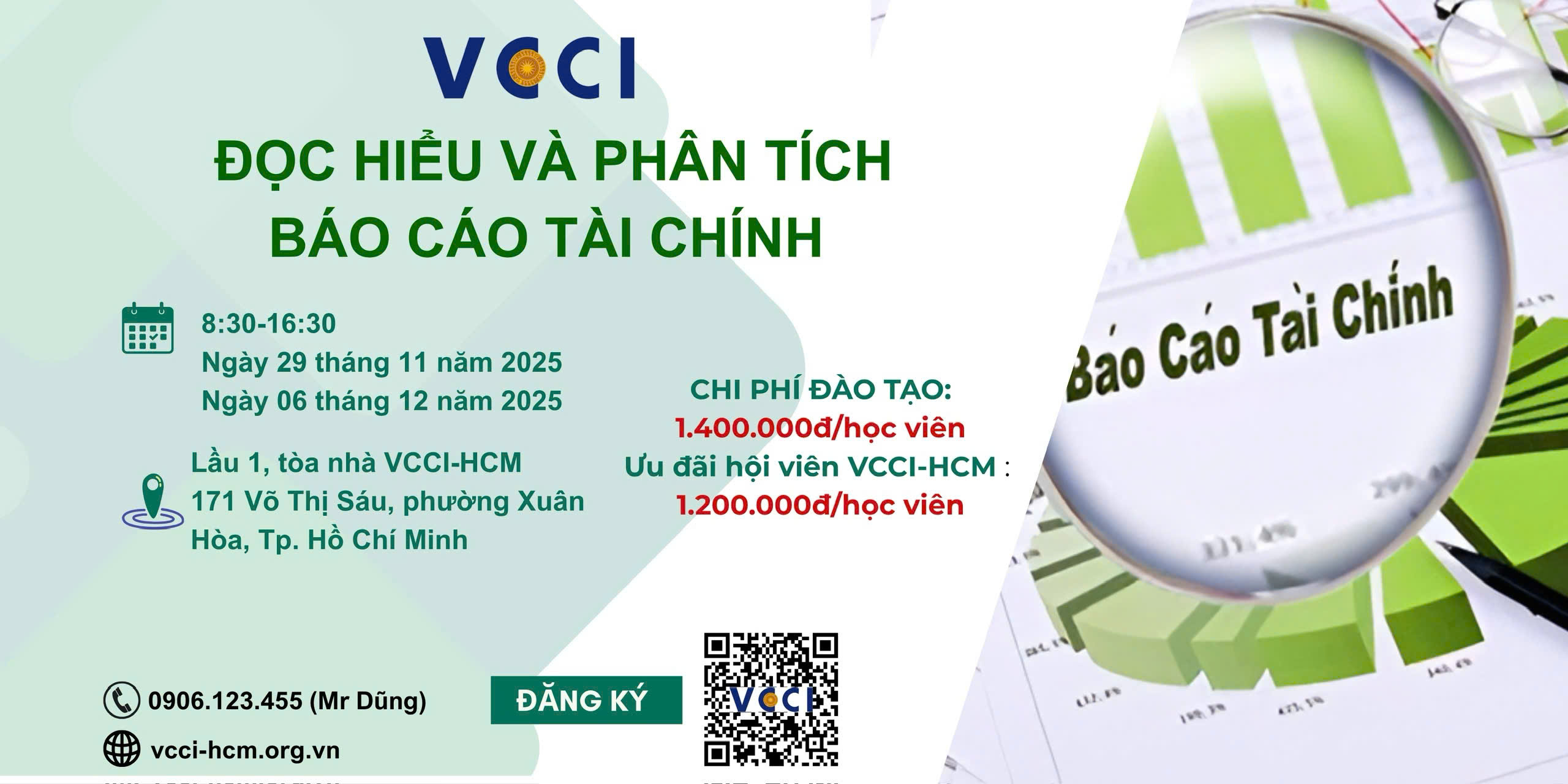 Khóa đào tạo - Đọc hiểu và Phân tích báo cáo tài chính