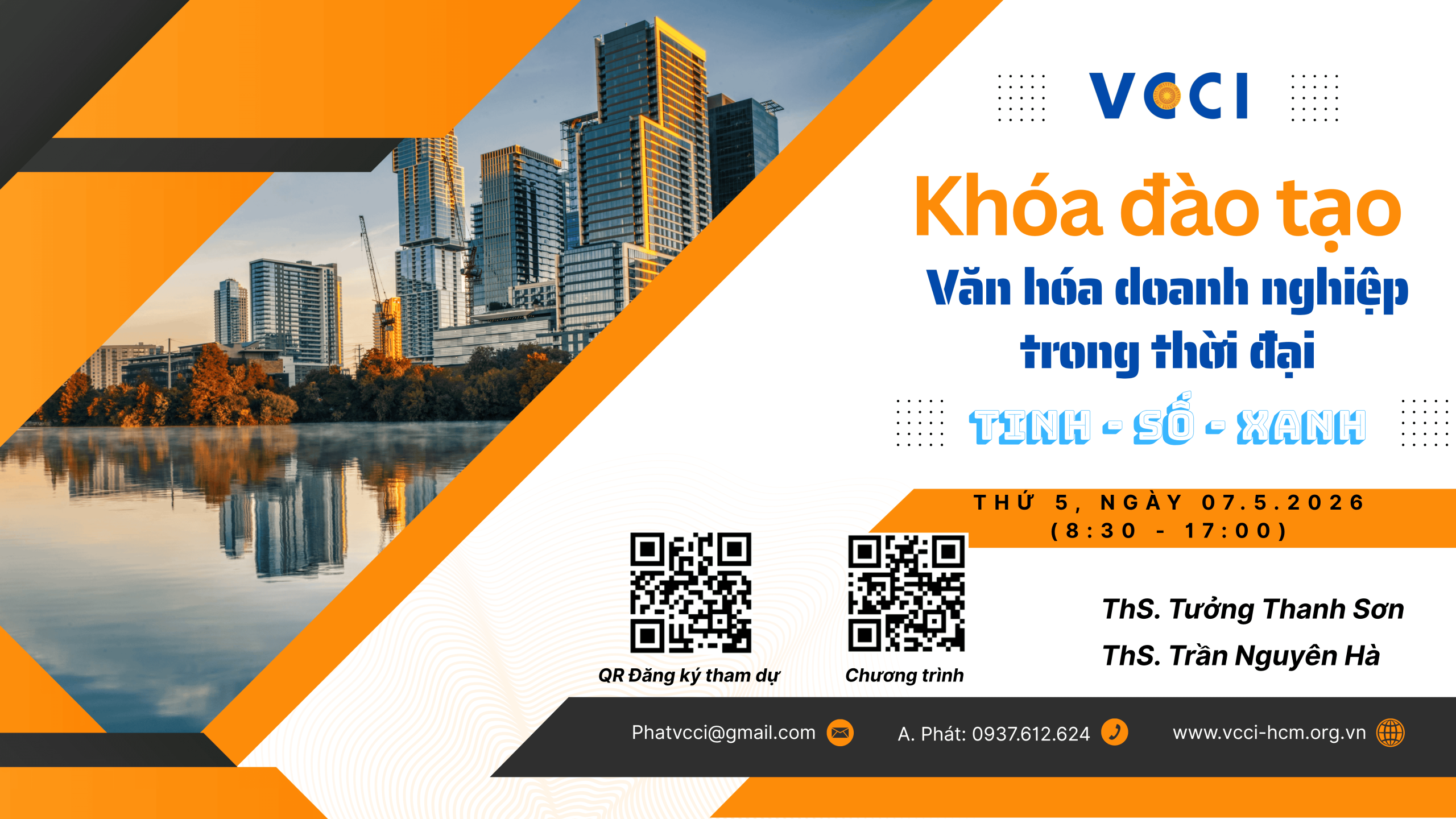 Khóa đào tạo: "Văn hóa doanh nghiệp thời đại Tinh – Số – Xanh"