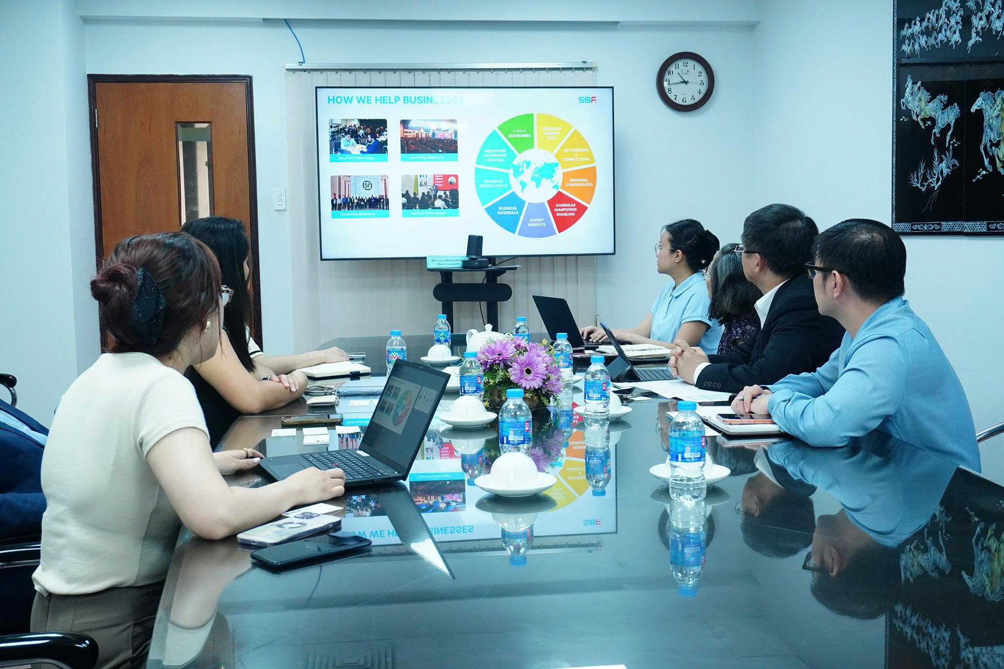 VCCI-HCM Thúc đẩy hợp tác với Liên đoàn danh nghiệp SINGAPORE (SBF)